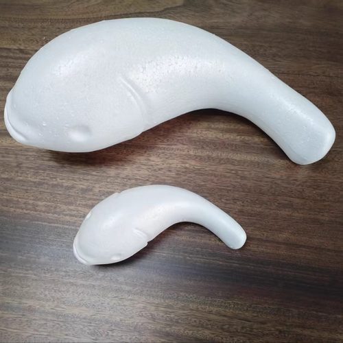 冕尔EPS泡沫锦鲤造型白胚