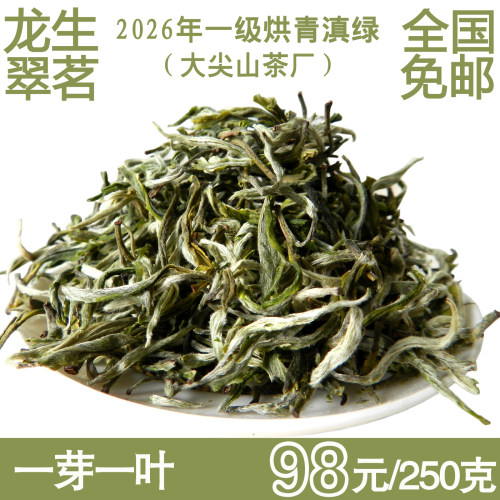 云南龙生翠茗早春茶一级烘青滇绿