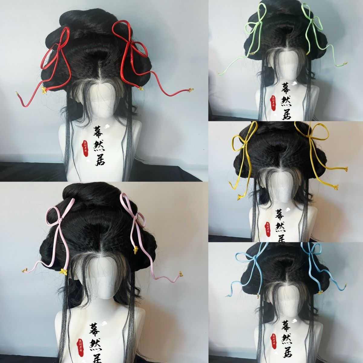 反重力蝴蝶汉服配饰仙气红发带cos简约洋气蝴蝶结古风造型配超仙