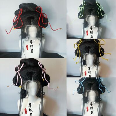 反重力蝴蝶汉服配饰仙气红发带cos简约洋气蝴蝶结古风造型配超仙