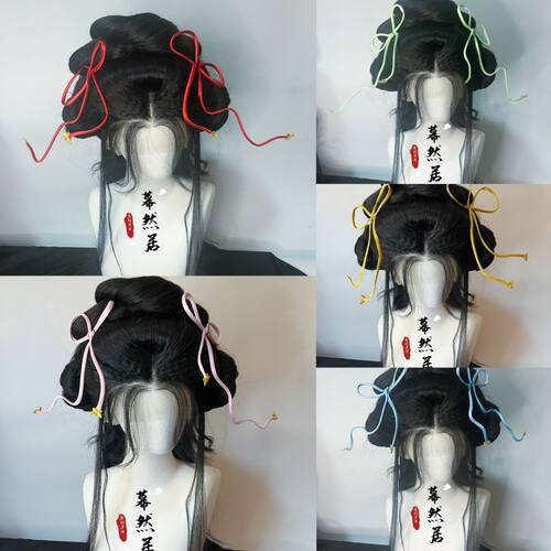 反重力蝴蝶汉服配饰仙气红发带cos简约洋气蝴蝶结古风造型配超仙