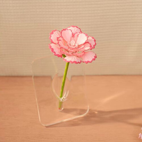 手工DIY拼装积木花束永生花材料单支男友女生生日礼物拼插玩具