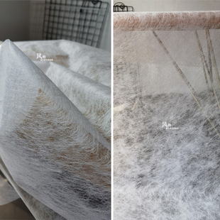 进口蝉翼杜森纸面料 设计师摄影背景肌理纸 时尚时装网红拍照面料