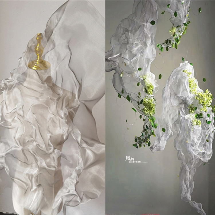 风铃钢丝网服装欧美肌理