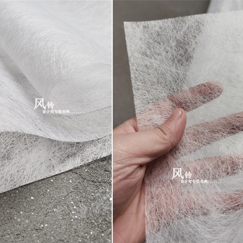 肌理线性纹理双面蝉翼白色面料设计师婚庆婚纱礼服拍照背景道具布