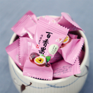 金中百香果糖水果味硬糖350g结婚喜糖活动招待糖果办公室休闲零食