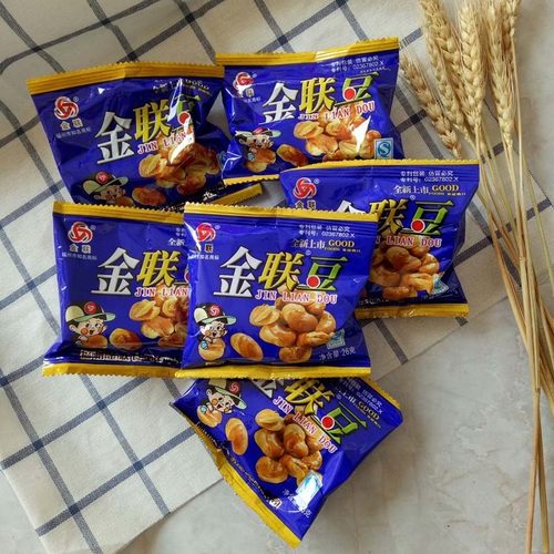 金联豆松松豆22g坚果炒货休闲网红零食特产小吃下酒菜兰花豆蚕豆 - 封面