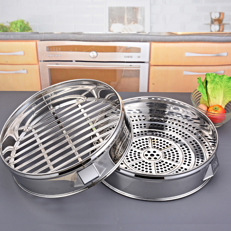 大蒸笼不锈钢蒸锅多层大蒸笼蒸格蒸屉家用加厚包子蒸笼酒店蒸格