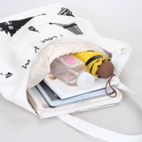 Брендовый универсальный шоппер на одно плечо, белый классический школьный рюкзак, простой и элегантный дизайн