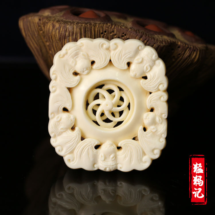 quality goods Mammoth ivory Wufu Transport master manual Carved Dr. Chen Ivory Pendant Long hair Ivory Pendantin the Accessories/Fashion Jewelry, Pendant/Pendant  category - from Buy2taobao.com to provide professional Taobao agent buy service