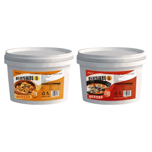鱼头泡饭酱料5斤商用红汤香辣酱炖鱼料金汤不辣水煮鱼调料