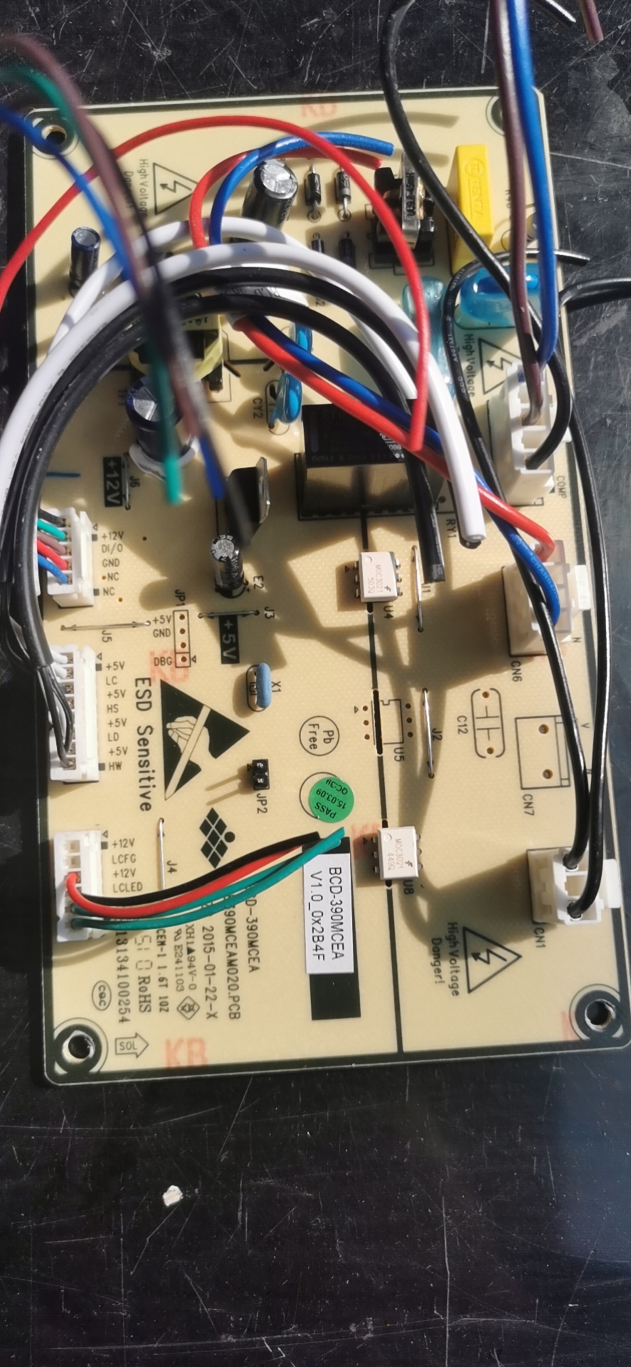 BCD-390MCEA WB390MCEAM020.PCB 新飞冰箱主控板指示灯显示板