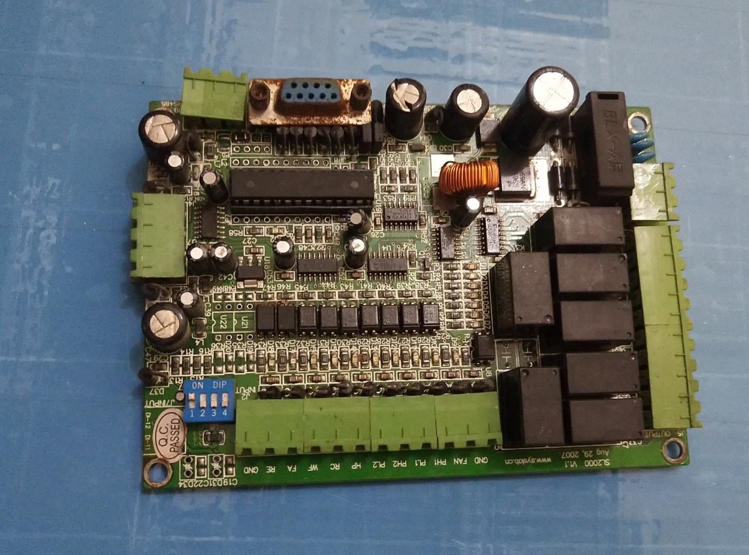 JR2000-ST SL2000吉荣除湿加温机 SYSLAB柜机控制器主板操作面板