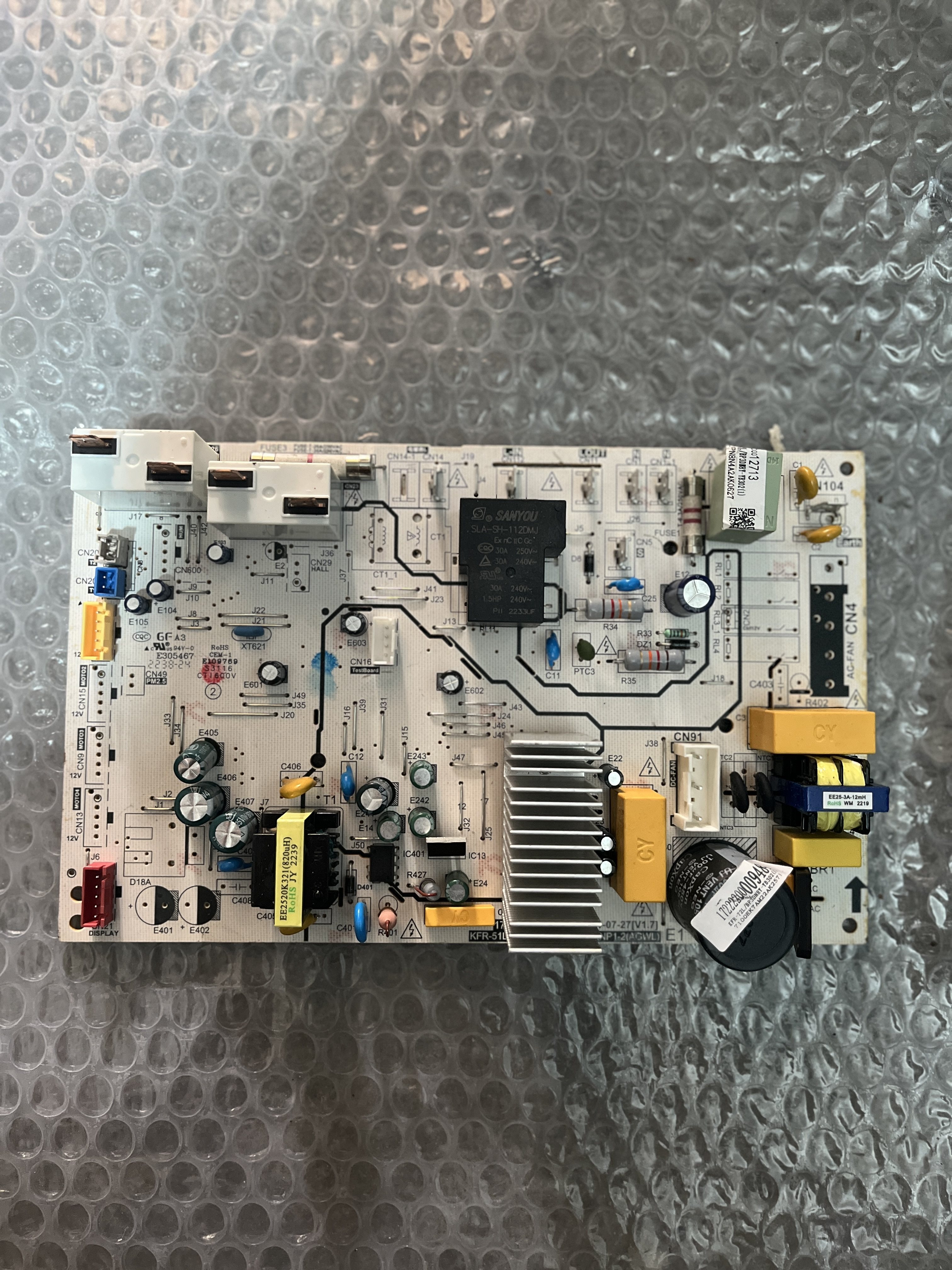 KFR-51L/BP3DN1Y-KH.D2美的柜机主板KFR-72L/BP2DN8Y-YA400（3）
