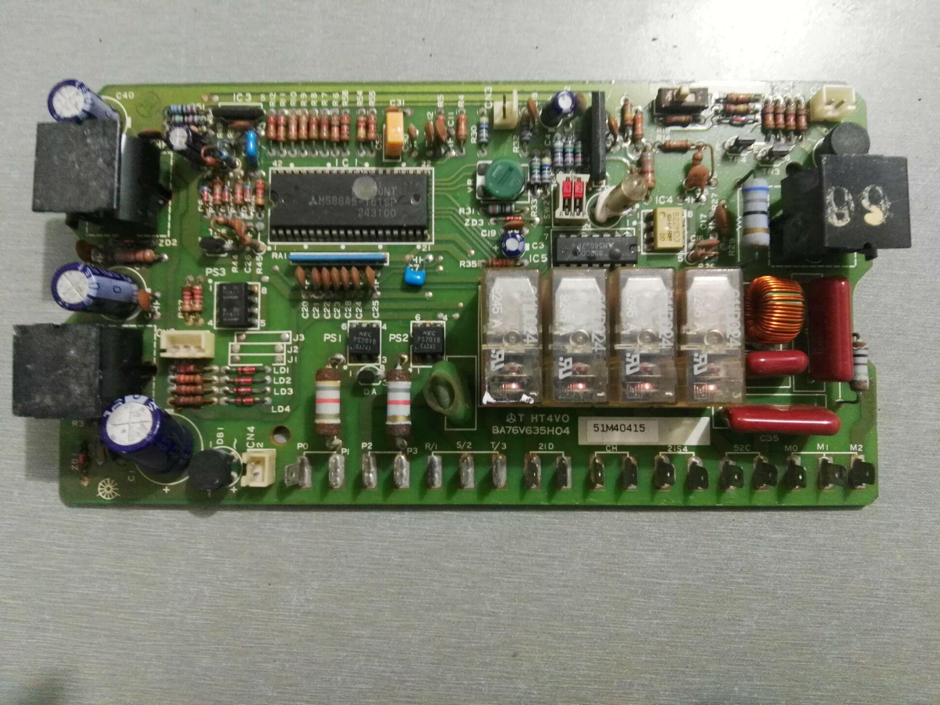 三菱 重工空调 主板 电路控制板 BA76V635H04 已测试