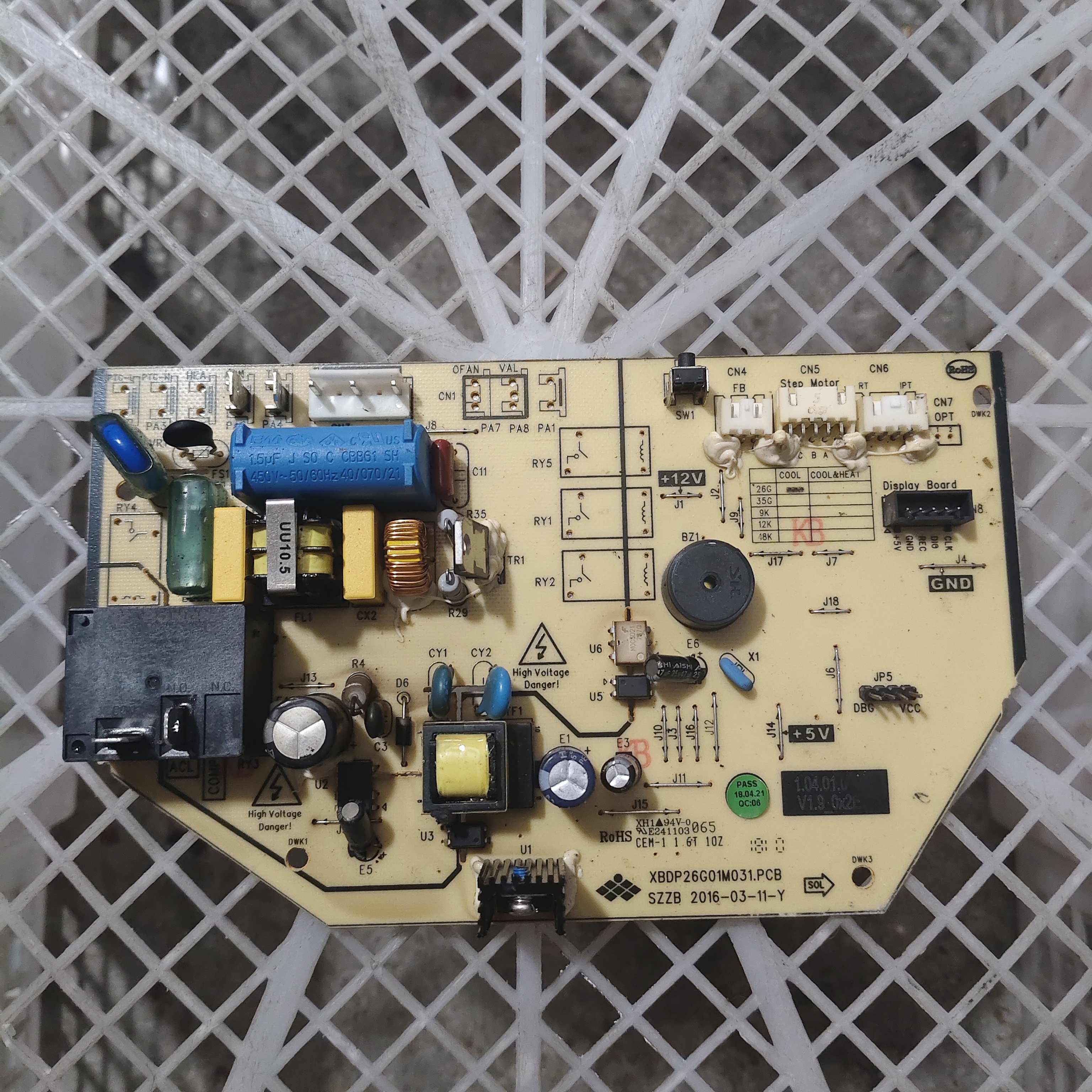 扬子空调电脑板主板电路板控制板XBDP26G01M031.PCB