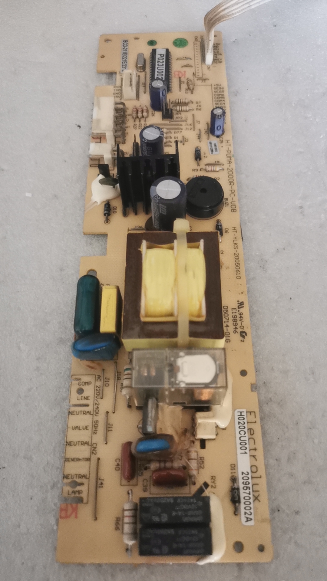 H020CU001 P023U002 HT-PUMA-2000R-PC-V08 BCD-211E/221E/231E