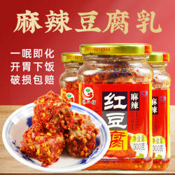 胡二娃四川特产麻辣豆腐乳下饭菜宜宾沙河臭豆腐霉豆腐红方正宗
