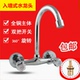 双开水槽洗菜盆全铜双把入墙式 冷热水龙头洗衣池阳台洗手盆混水阀