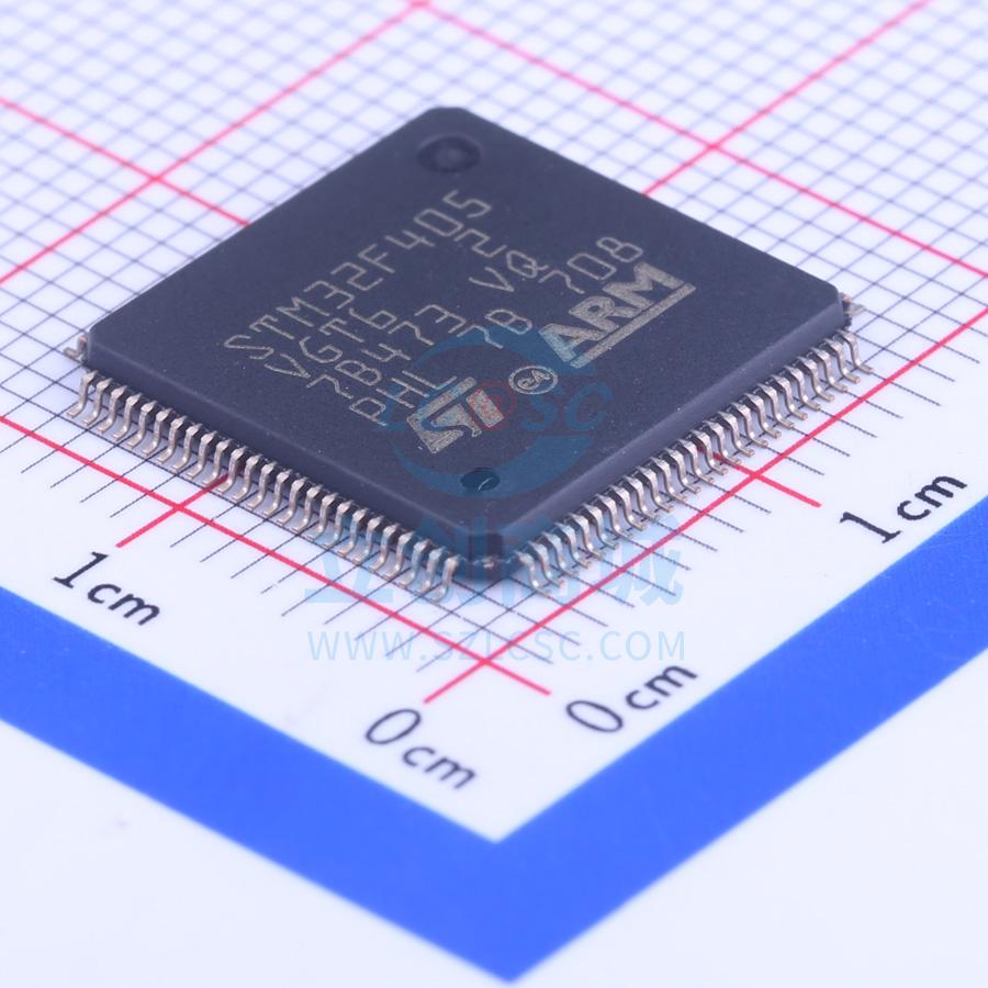 单片机(MCU/MPU/SOC) STM32F405VGT6 LQFP-100_14x14x05P ST 全新