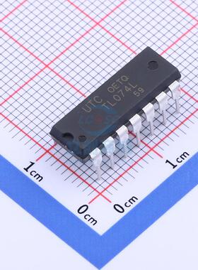 运算放大器 TL074L-D14-T DIP-14 UTC(友顺)