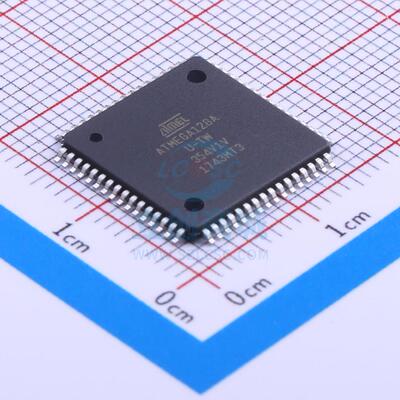 单片机(MCU/MPU/SOC) ATMEGA128A-AUR TQFP-64 MIC 全新原装进口