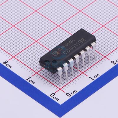 逻辑门 CD4011BE DIP-14 HGSEMI(华冠)