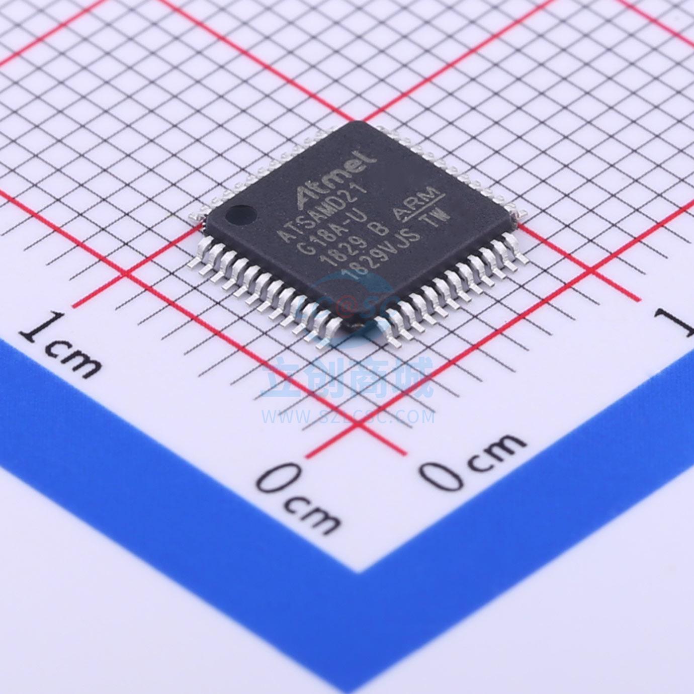 单片机(MCU/MPU/SOC) ATSAMD21G18A-AU TQFP-48_7x7x05P MIC 全新
