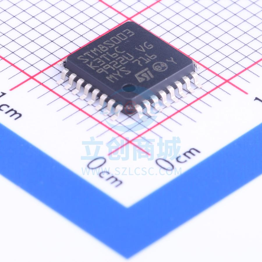 单片机(MCU/MPU/SOC) STM8S003K3T6CTR LQFP-32_7x7x08P ST 全新