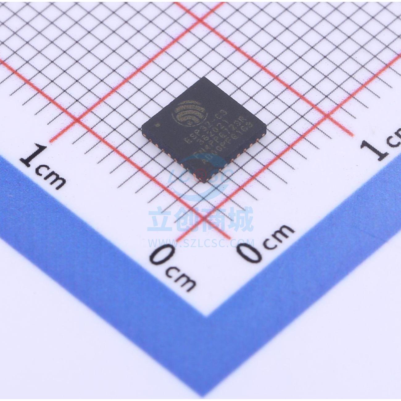 单片机(MCU/MPU/SOC) ESP32-C3FN4 QFN-32(5x5)  全新原装进口