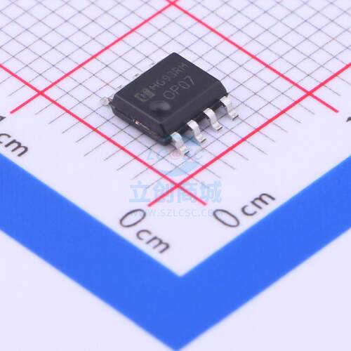 运算放大器 OP07M/TR SOP-8 HGSEMI(华冠)