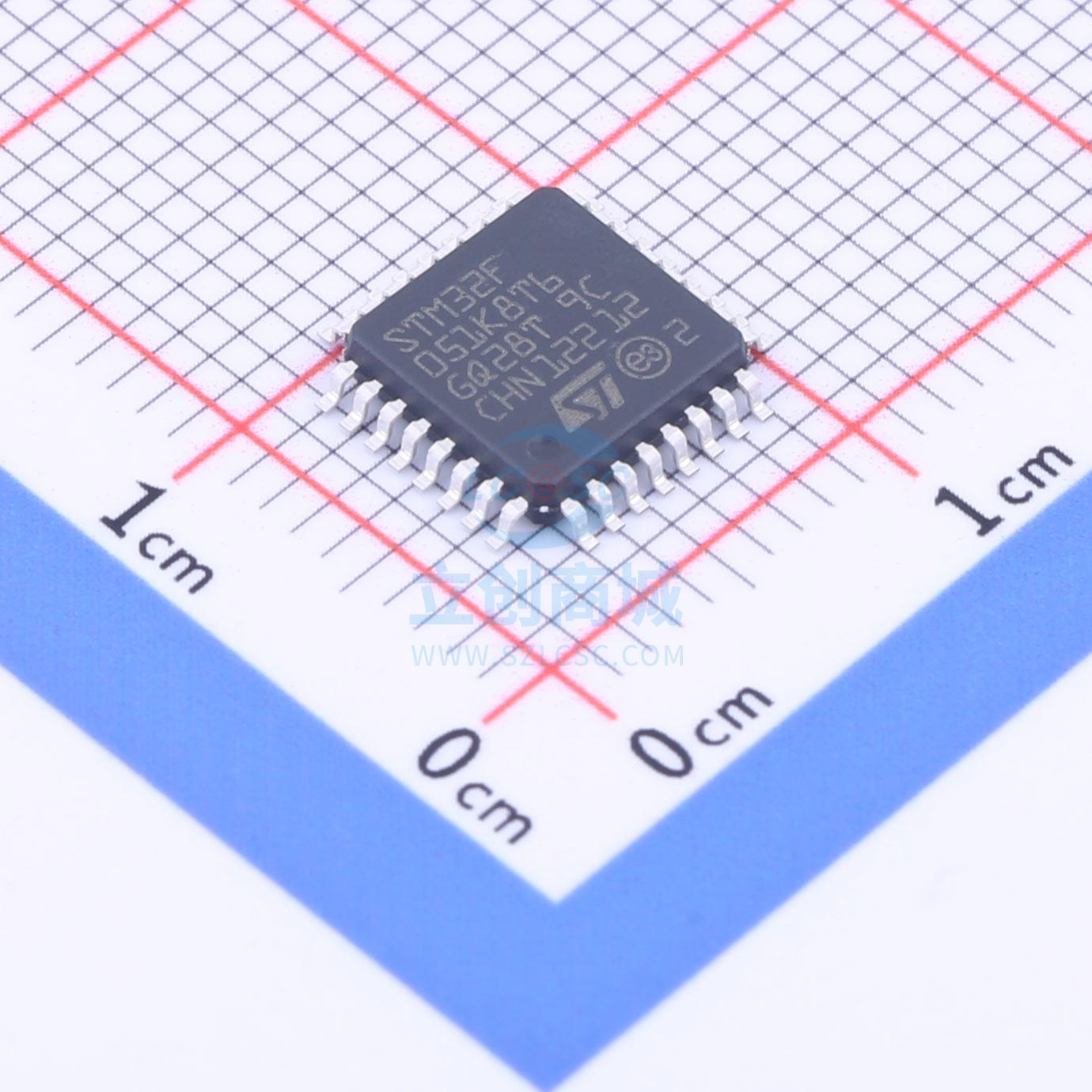 单片机(MCU/MPU/SOC) STM32F051K8T6TR LQFP-32(7x7) ST 全新原装