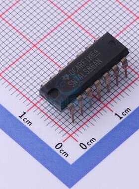 逻辑门 SN74LS86AN PDIP-14 TI全新原装进口