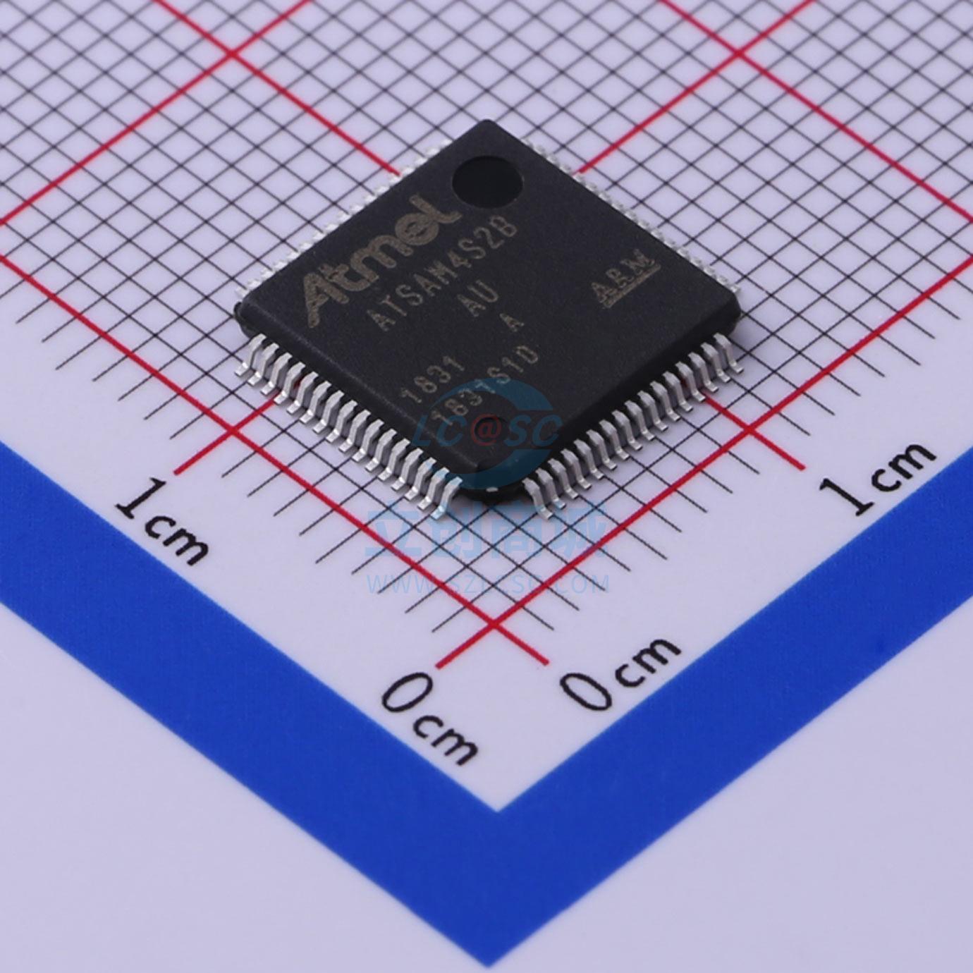 单片机(MCU/MPU/SOC) ATSAM4S2BA-AU LQFP-64 全新原装进口