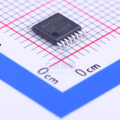 RS232芯片 MAX3232CUE+ TSSOP-16 MAXIM(美信)
