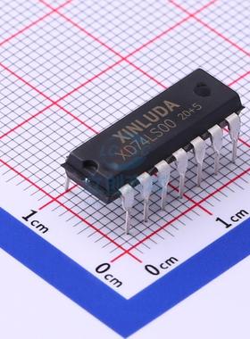 逻辑门 XD74LS00 DIP-14 XINLUDA(信路达)