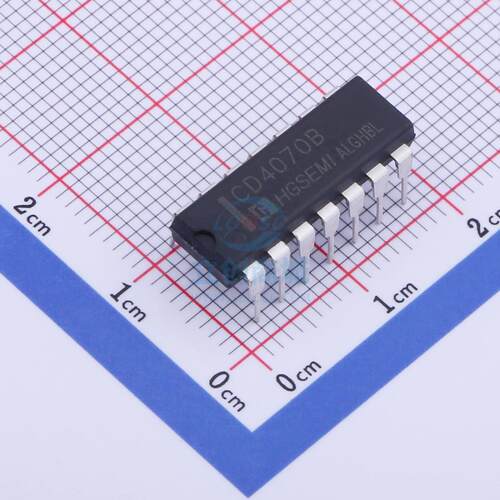 芯片 CD4070BE DIP-14 HGSEMI(华冠)