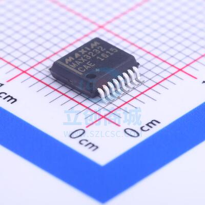 RS232芯片 MAX3232CAE+ SSOP-16_208mil MAXIM 全新原装进口