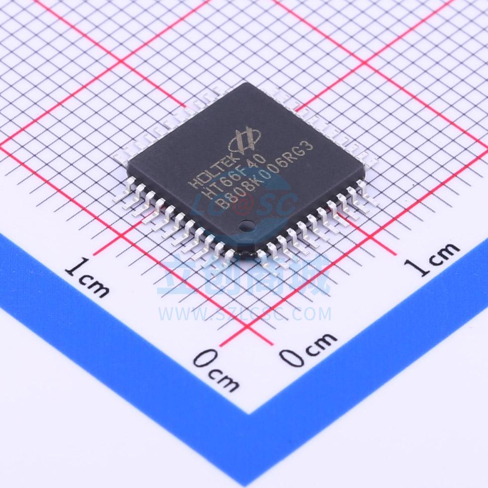 单片机(MCU/MPU/SOC) HT66F40 LQFP-44 HOLTEK(合泰/盛群)图片