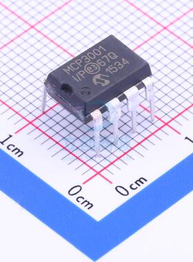 模数转换芯片ADC MCP3001-I/P PDIP-8 MICROCHIP(美国微芯)