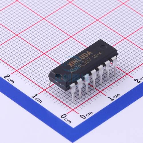 缓冲器/驱动器 XD74LS07 PDIP-14 XINLUDA(信路达)