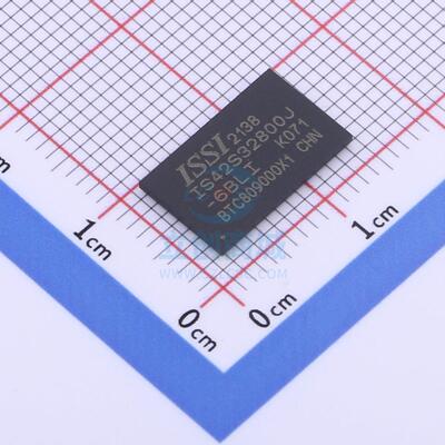 同步动态随机存取内存(SDRAM) IS42S32800J-6BLI TFBGA-90(8x13)