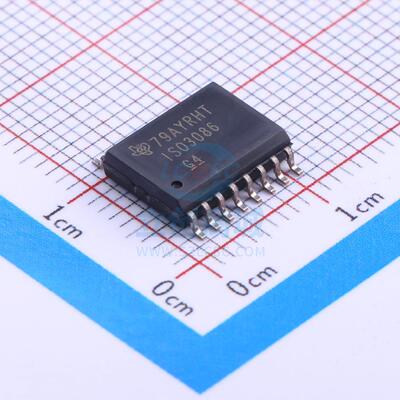 RS-485/RS-422芯片 ISO3086DWR SOIC-16_300mil TI 全新原装进口
