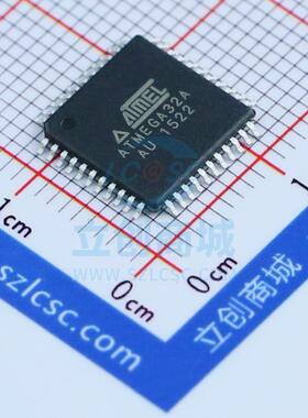 单片机(MCU/MPU/SOC) ATMEGA32A-AUR TQFP-44_10x10x08P MIC 全新