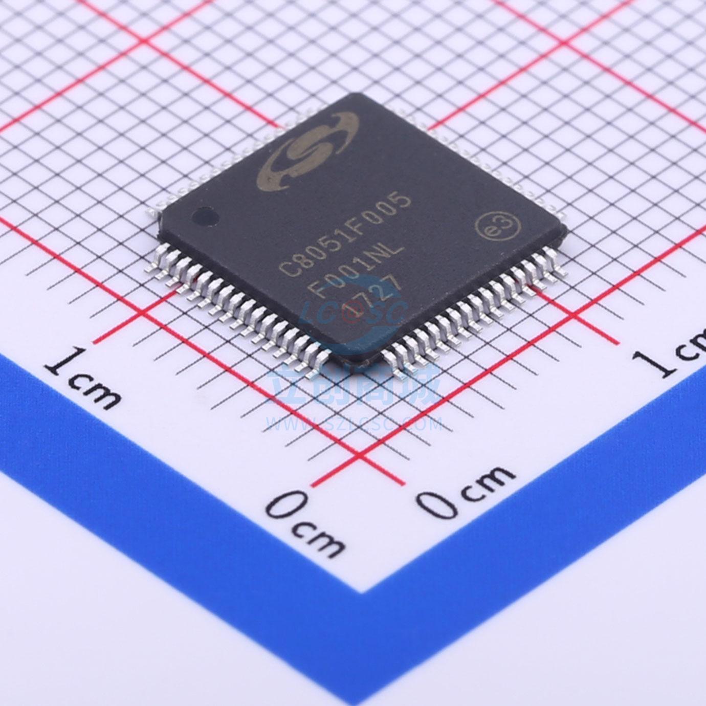 C8051F005-GQR TQFP-64_10x10x05P  全新原装进口