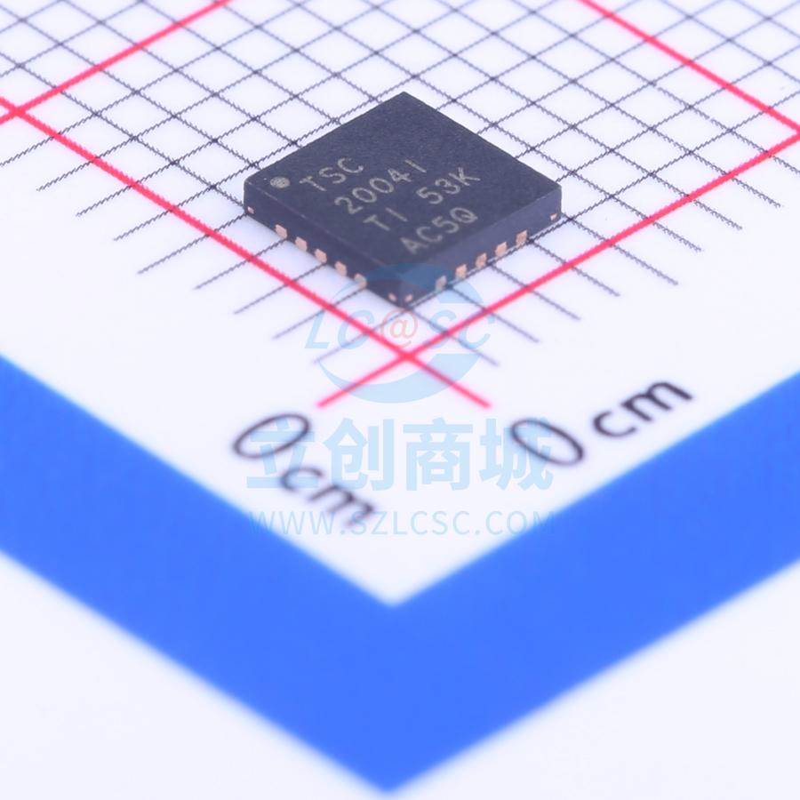 触摸屏控制器 TSC2004IRTJR QFN-20_4x4x05P TI 全新原装进口