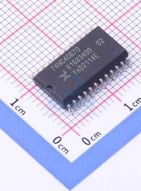 模拟开关/多路复用器 74HC4067D,652 SO-24  全新原装进口