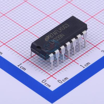 运算放大器 LM339N/NOPB PDIP-14 TI 全新原装进口