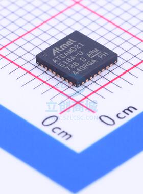 单片机(MCU/MPU/SOC) ATSAMD21E18A-MU QFN-32 全新原装进口