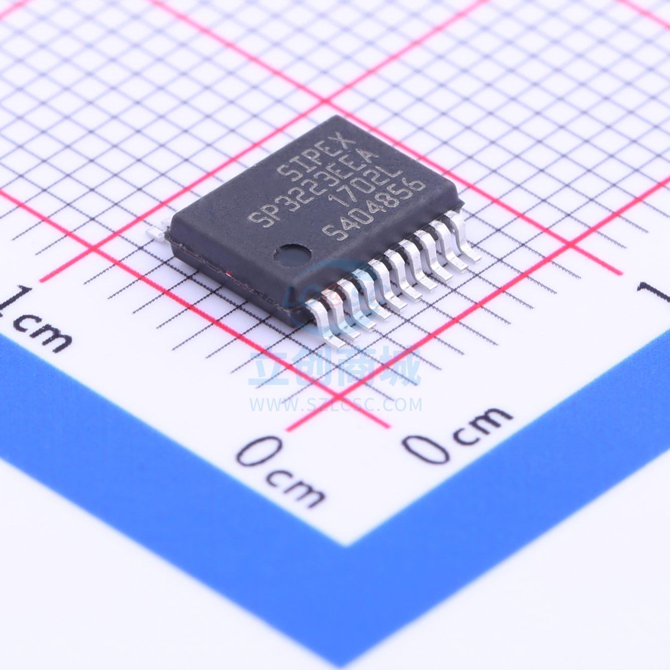 RS232芯片 SP3223EEA-L/TR SSOP-20_208mil MaxLinear